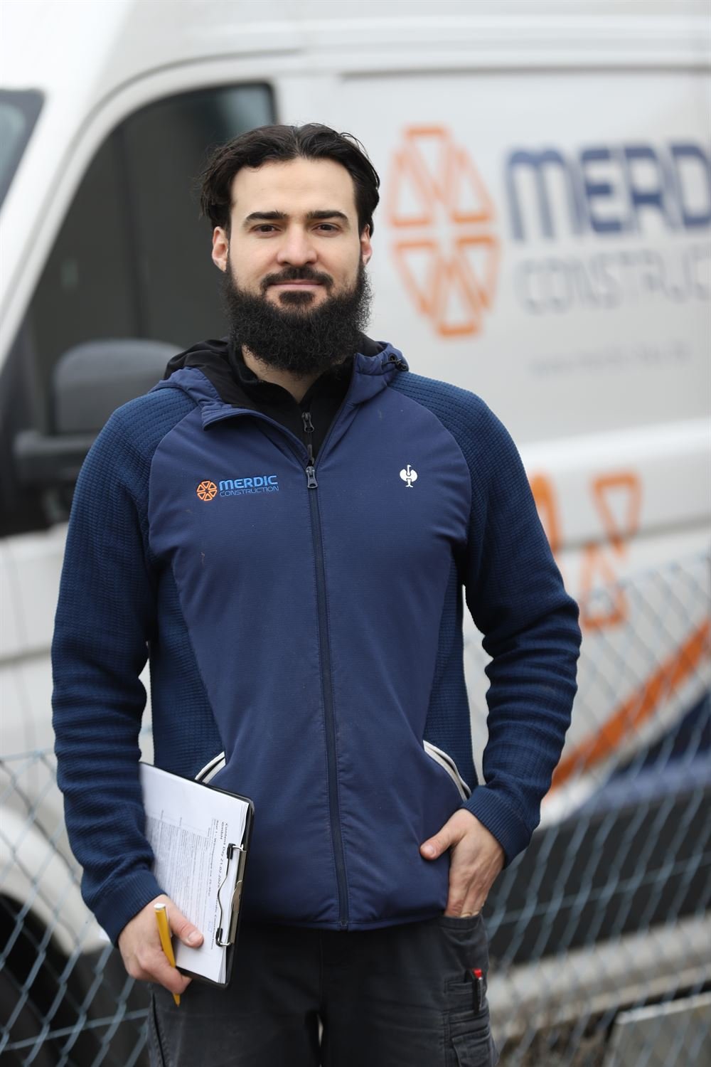 Harun Merdic, Geschäftsführer der Merdic Construction GmbH in Kassel