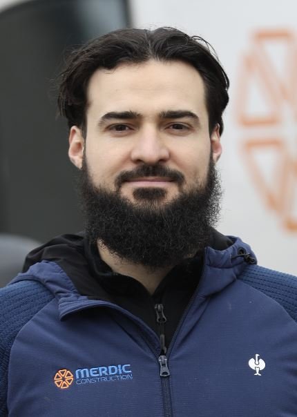 Porträt von Harun Merdic, Geschäftsführer von Merdic Construction